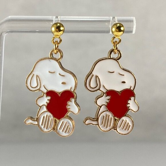 Snoopy Dangle Earrings - Picture 1 of 8